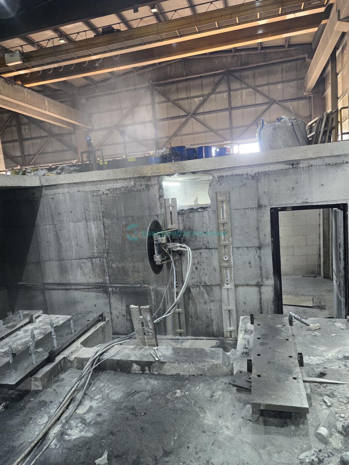 Sivrihisar Beton Kesme ve Karot Delme — ekipman ve çalışma düzeni